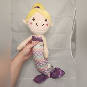 18” Hug Fun Blonde Mermaid Plush Stuffed Doll